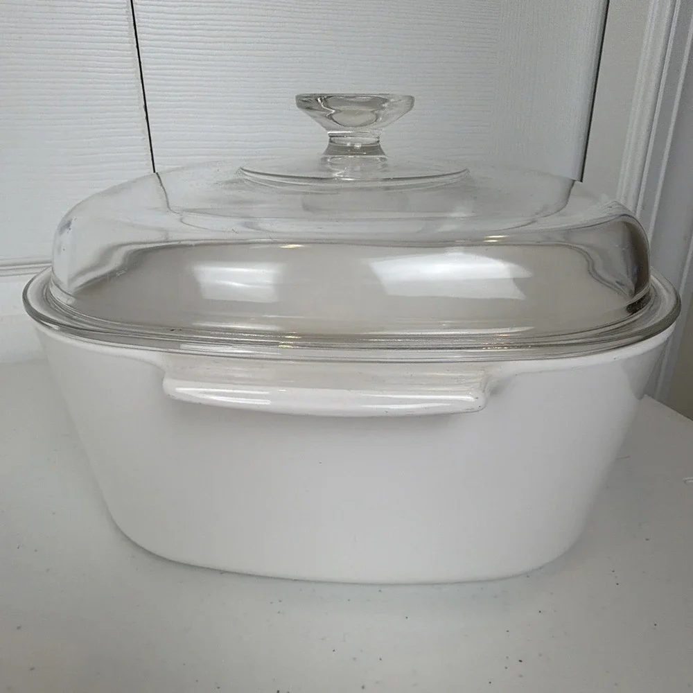 COOKMATES by Corning 5 Quart Covered Casserole KA-DO-5 With Pyrex Lid A12C